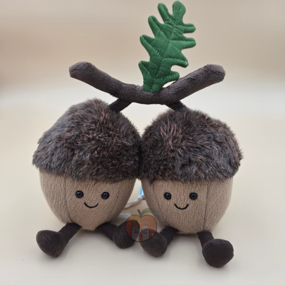 Jellycat Amuseables Ort & Tum Acorns - AUTHENTIC - NEW WITH TAGS